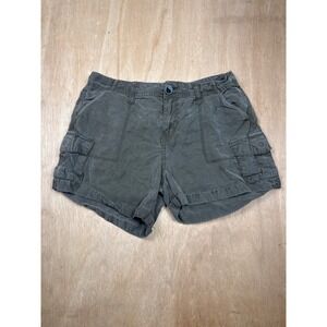 Sanctuary Khaki Cargo Shorts Womens Utility Pocket Casual Summer Size 25